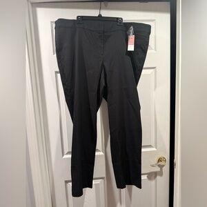 Lane Bryant Classic Black Women's Trousers. The allie straight fit. size 28 NWT